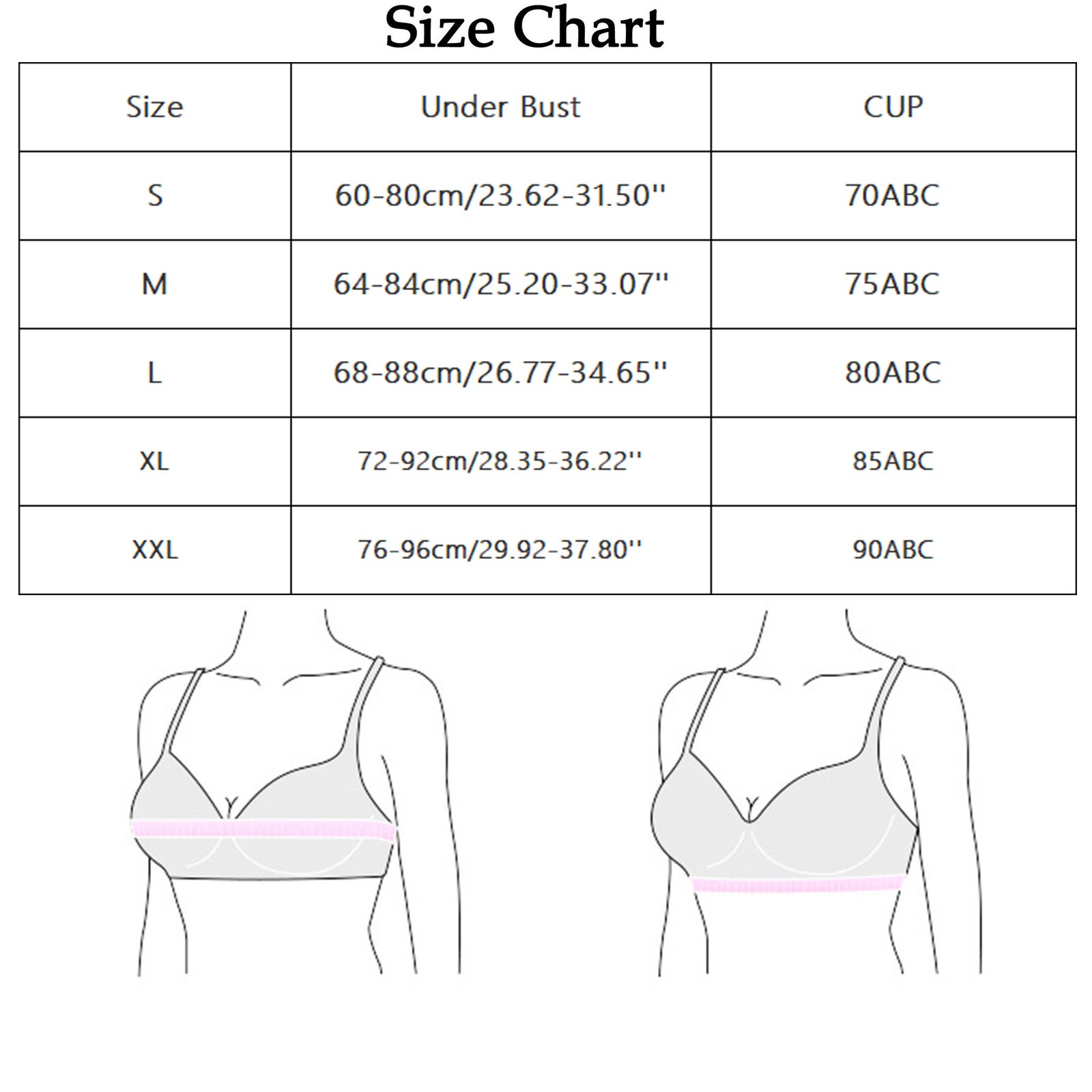 thumbnail image 3 of Sujetador push up sin aros con cuello en V para mujer: sin costuras, relleno extraíble, nailon/spandex, para uso diario/deportivo - S-XXL, 3 of 8